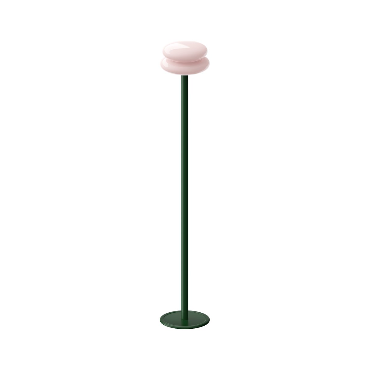 SNOWMAN22 V2 SOLID Floor — Peach / Deep Green