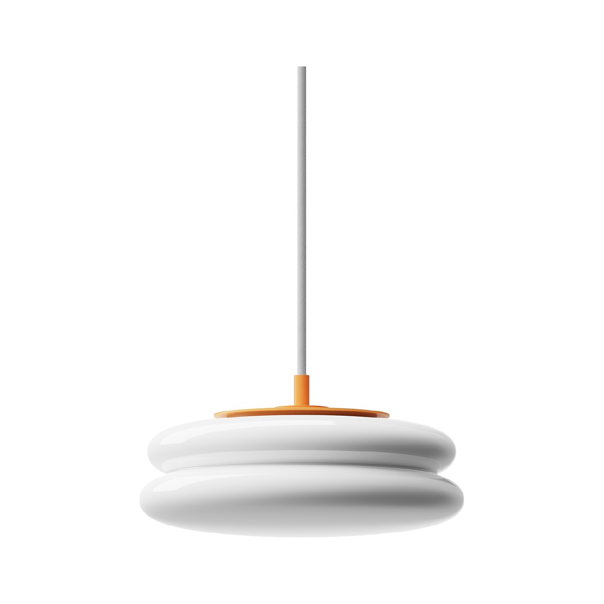 SNOWMAN25 SOLID Pendant — Tangerine